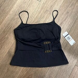 NWT ANNE COLE tankini top, size 12
